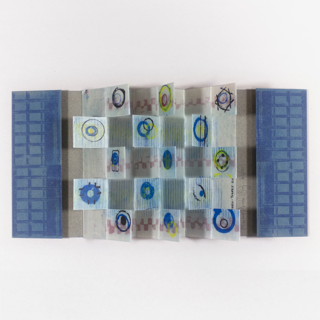 "Everything Has a Language" front, open as a flag book