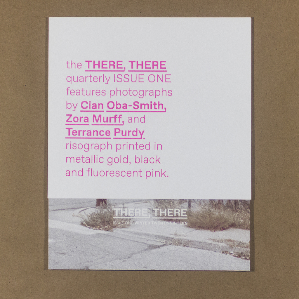 THERE THERE Quarterly, Issue 1, Cover
