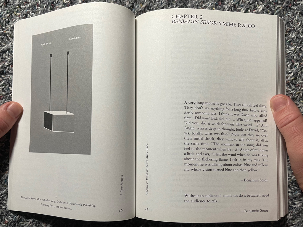 Volume 1 pp. 46-47: Mime Radio cover & first page of corresponding chapter