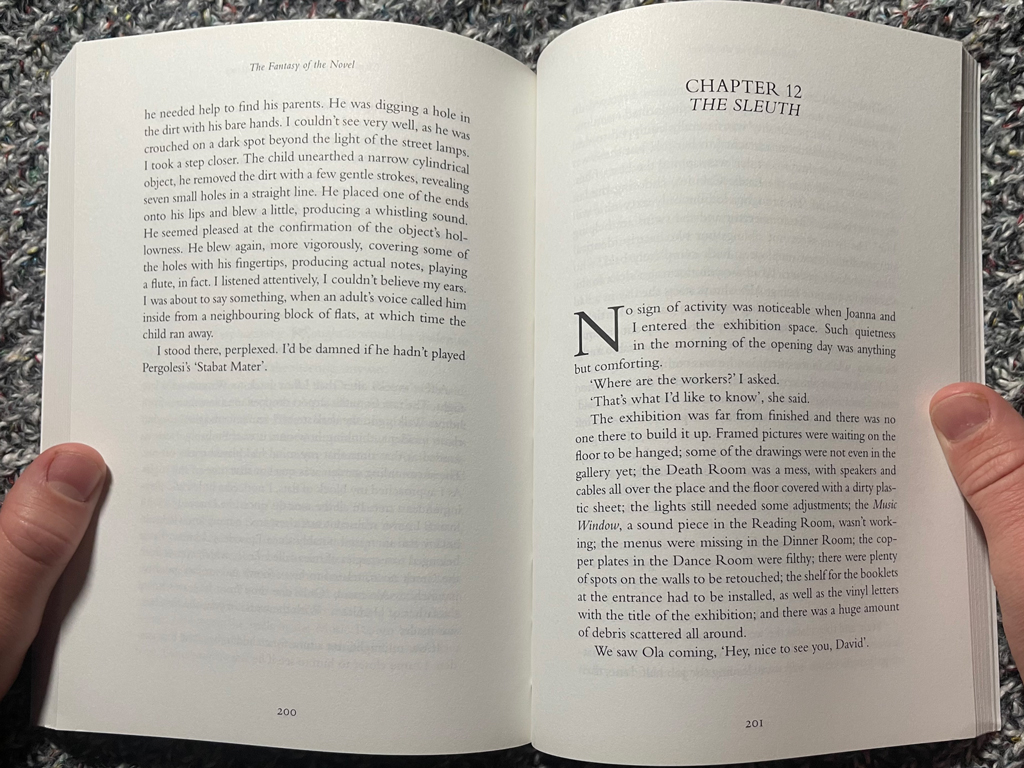 Volume 2 pp. 200-201: a conventional-looking novel